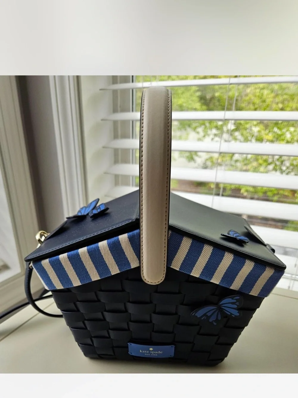 NWOT Kate Spade Butterfly Picnic Basket crossbody bag